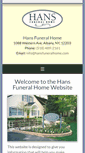 Mobile Screenshot of hansfuneralhome.com